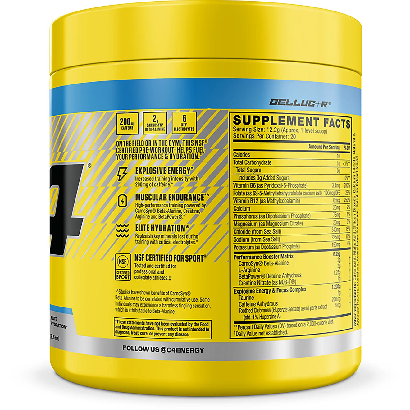 C4 SPORT - 20 SERVING PRE-WORKOUT