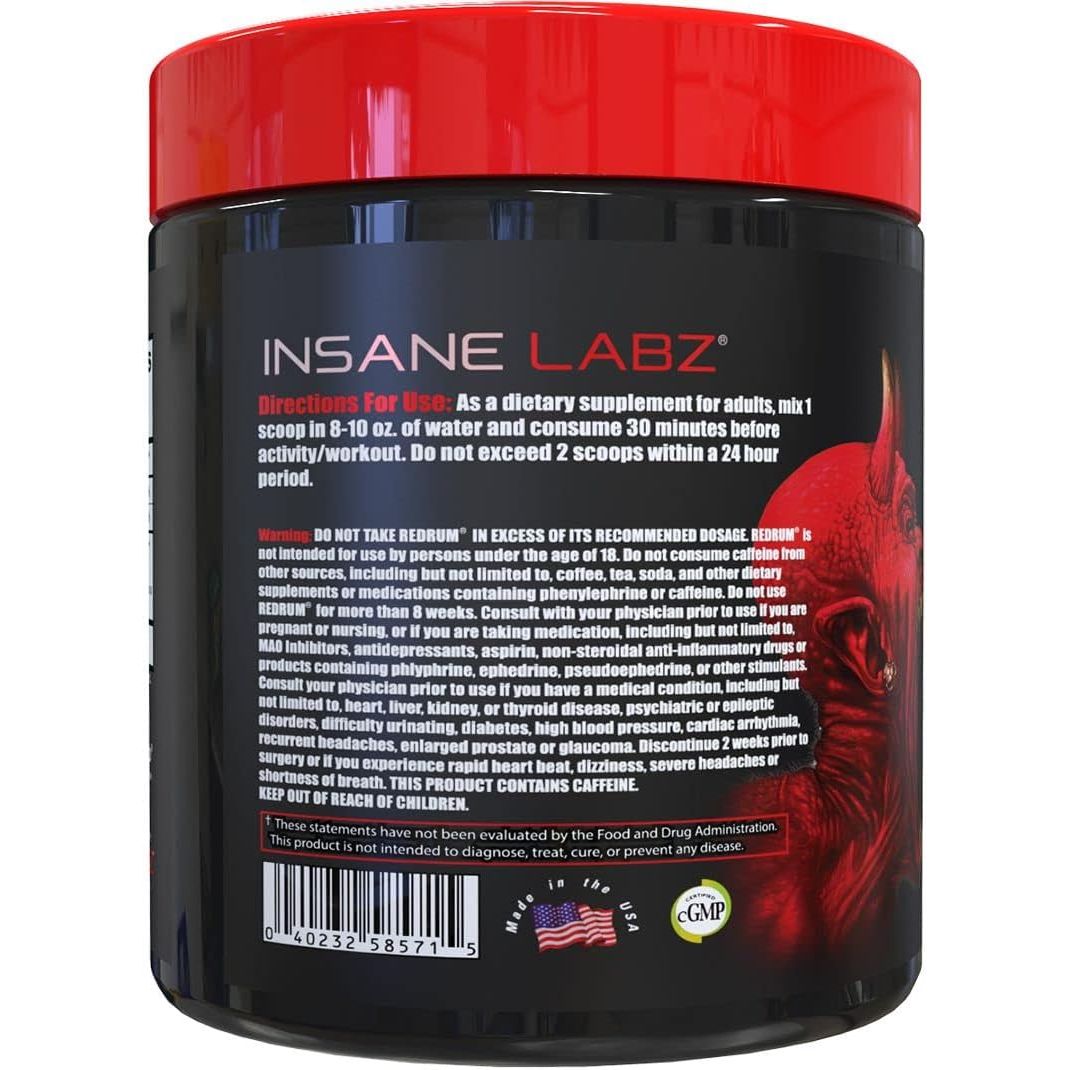 INSANE LABZ, REDDRUM 30 SERVING