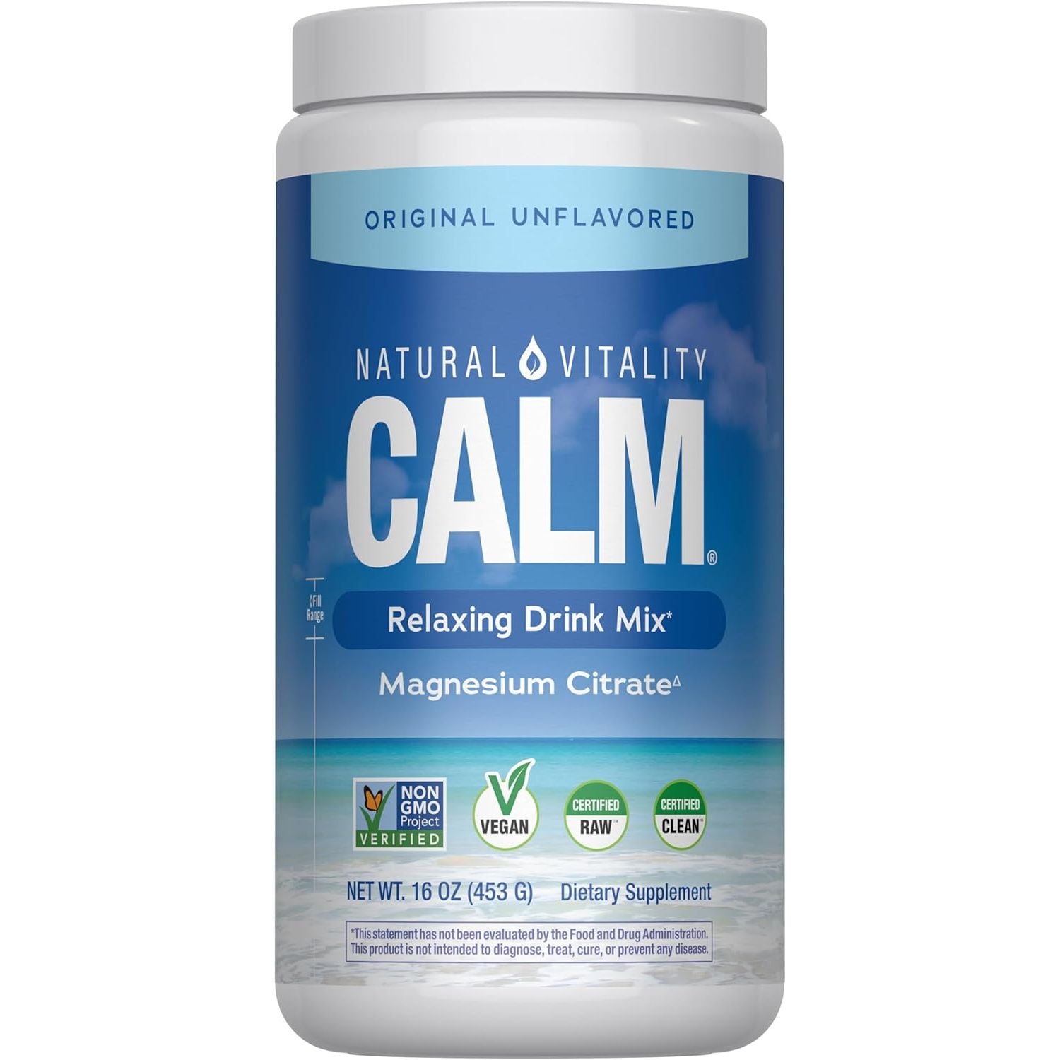 NATURAL VITALITY, CALM 16OZ UNFLAVORED $32.99