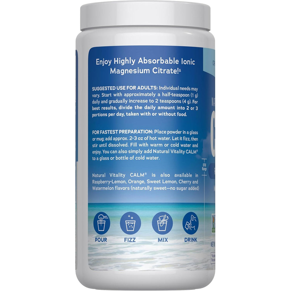 NATURAL VITALITY, CALM 16OZ UNFLAVORED $32.99