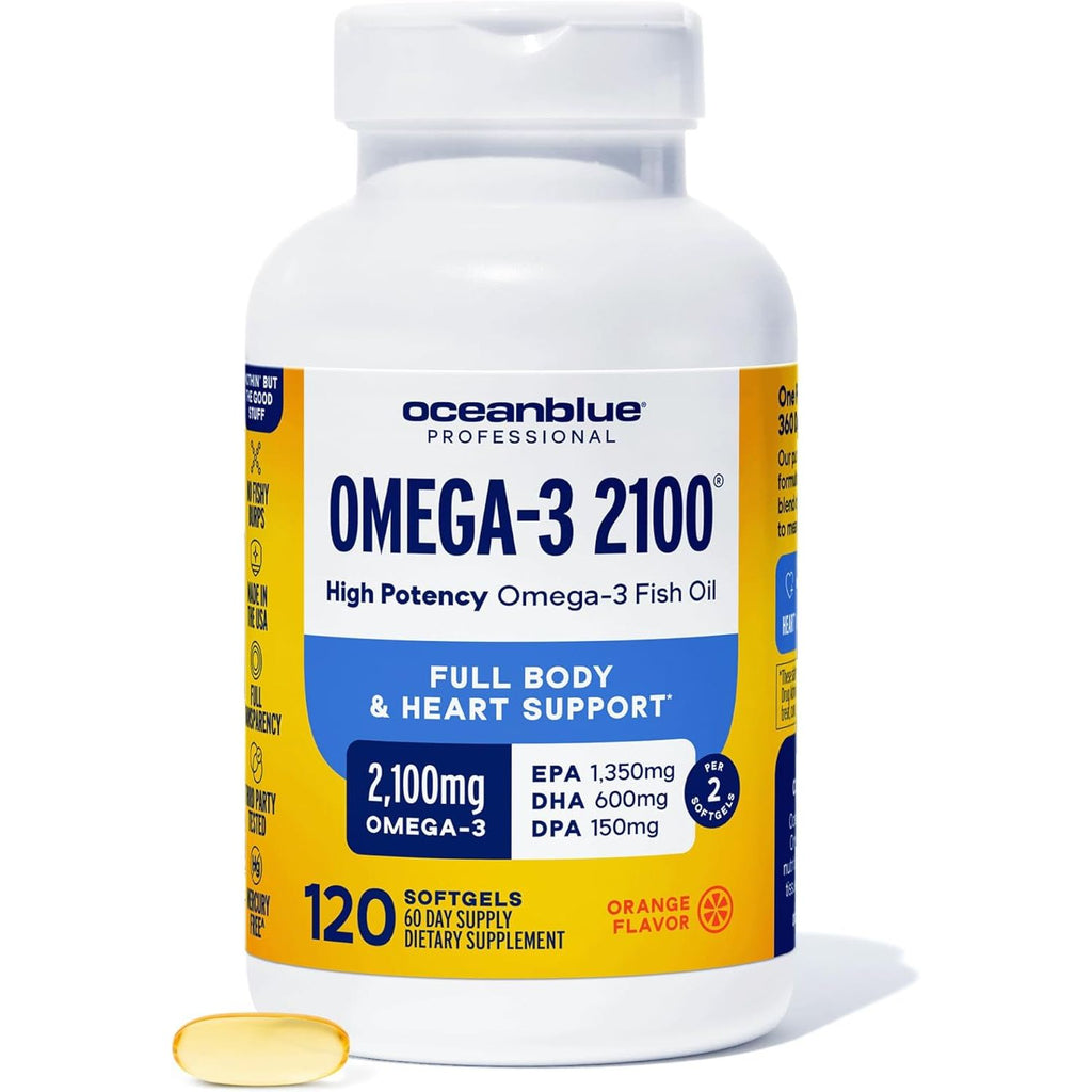 OCEANBLUE, OMEGA -3 -2100 120 COUNT $29.99