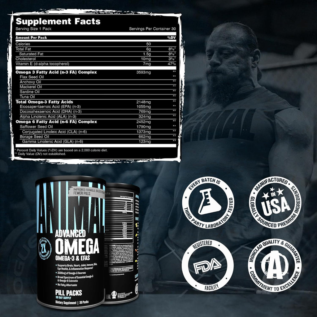 UNIVERSAL NUTRITION, OMEGA 3 UNIVERSAL NUTRITION 30 PACK $34.99