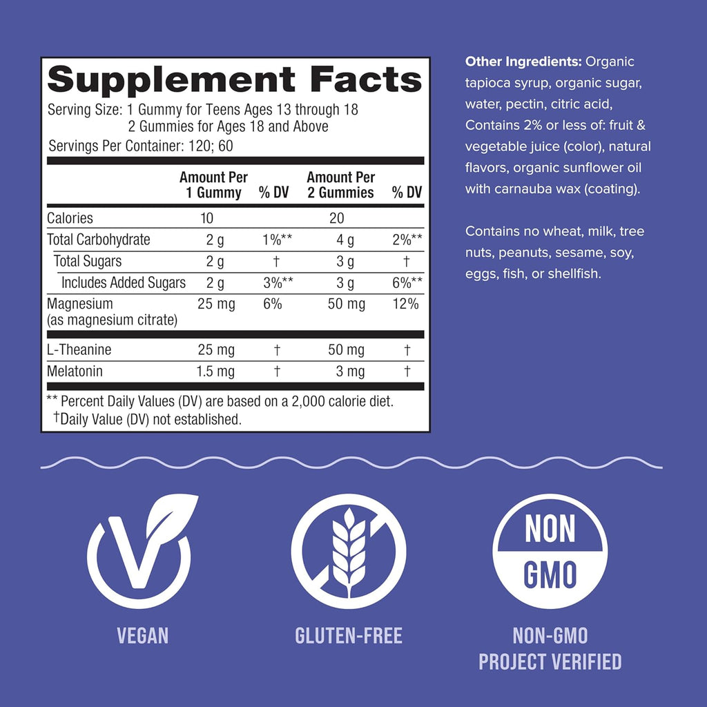 NATURAL VITALITY, SLEEP GUMMIES 120 GUMMIES $23.99