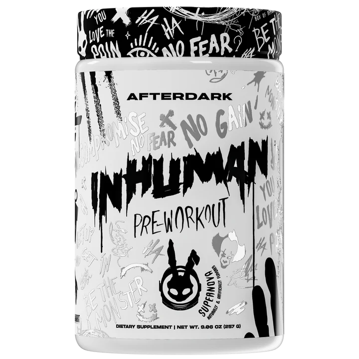 AFTERDARK,PREWORKOUT INHUMAN 21SERVING $49.99