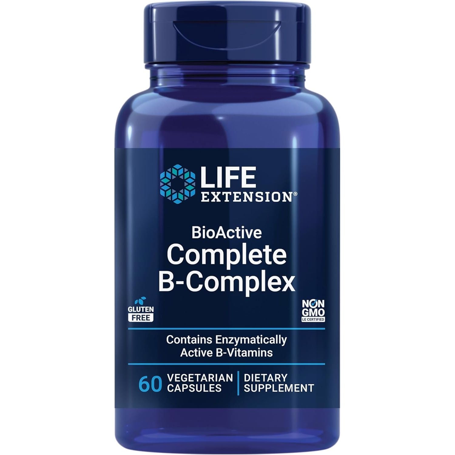 LIFE EXTENSION,B-COMPLEX 60 CAPSULES $8.99