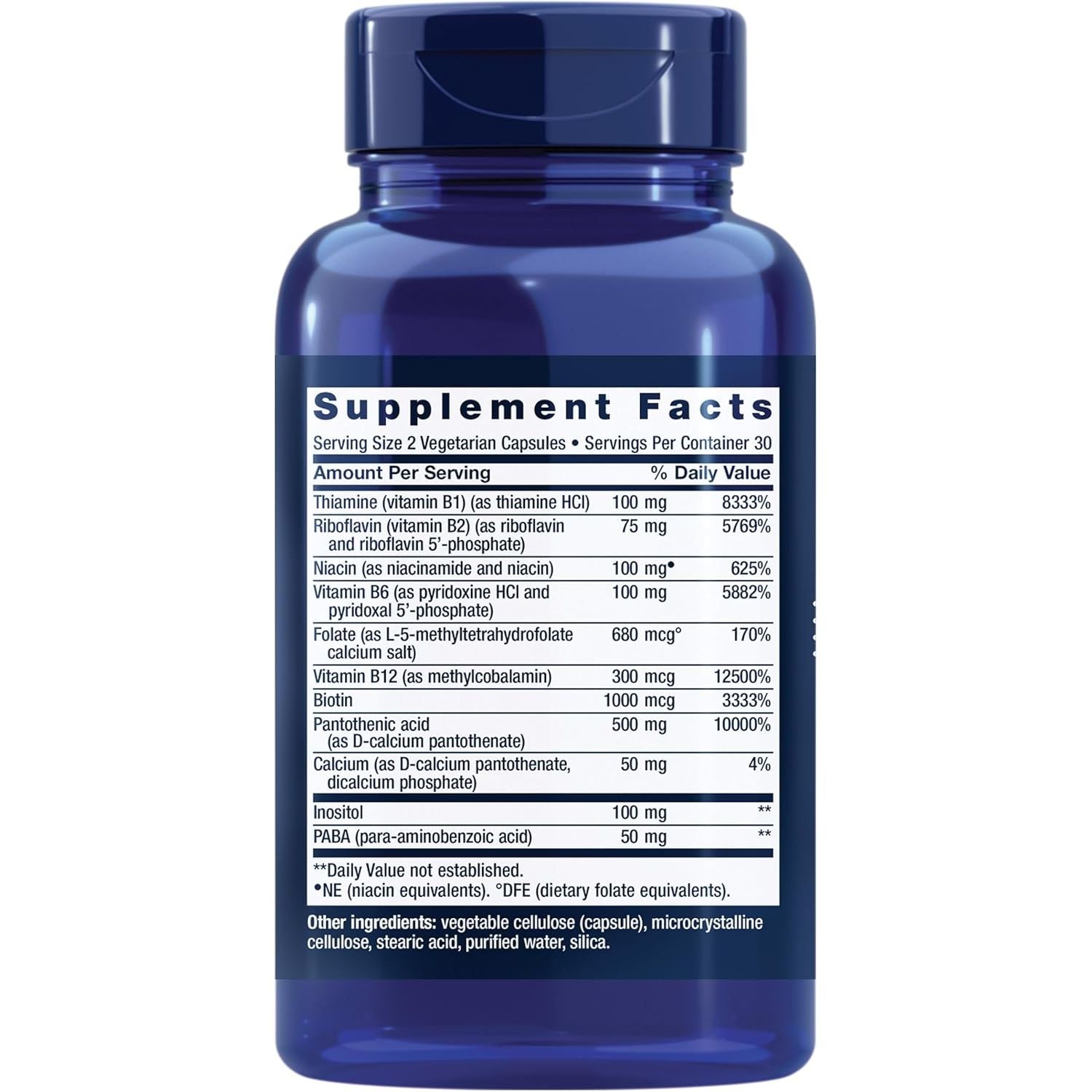 LIFE EXTENSION,B-COMPLEX 60 CAPSULES $8.99