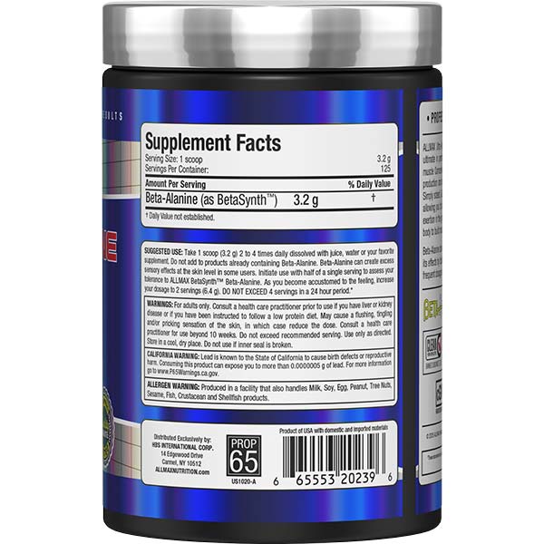 ALLMAX - BETA ALANINE 400G
