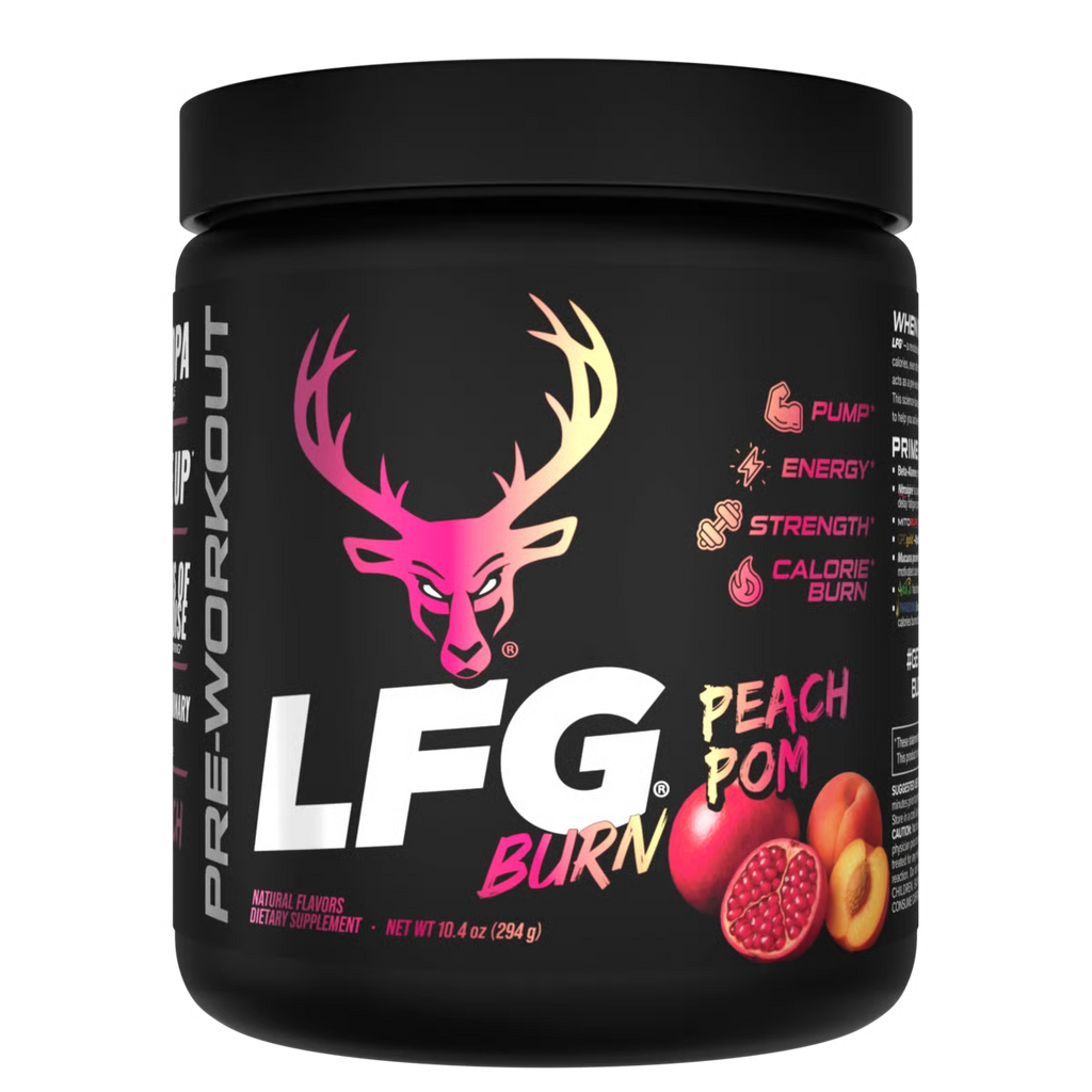 BUCKED UP, LFG BURN 30 SERVINGS $39.99