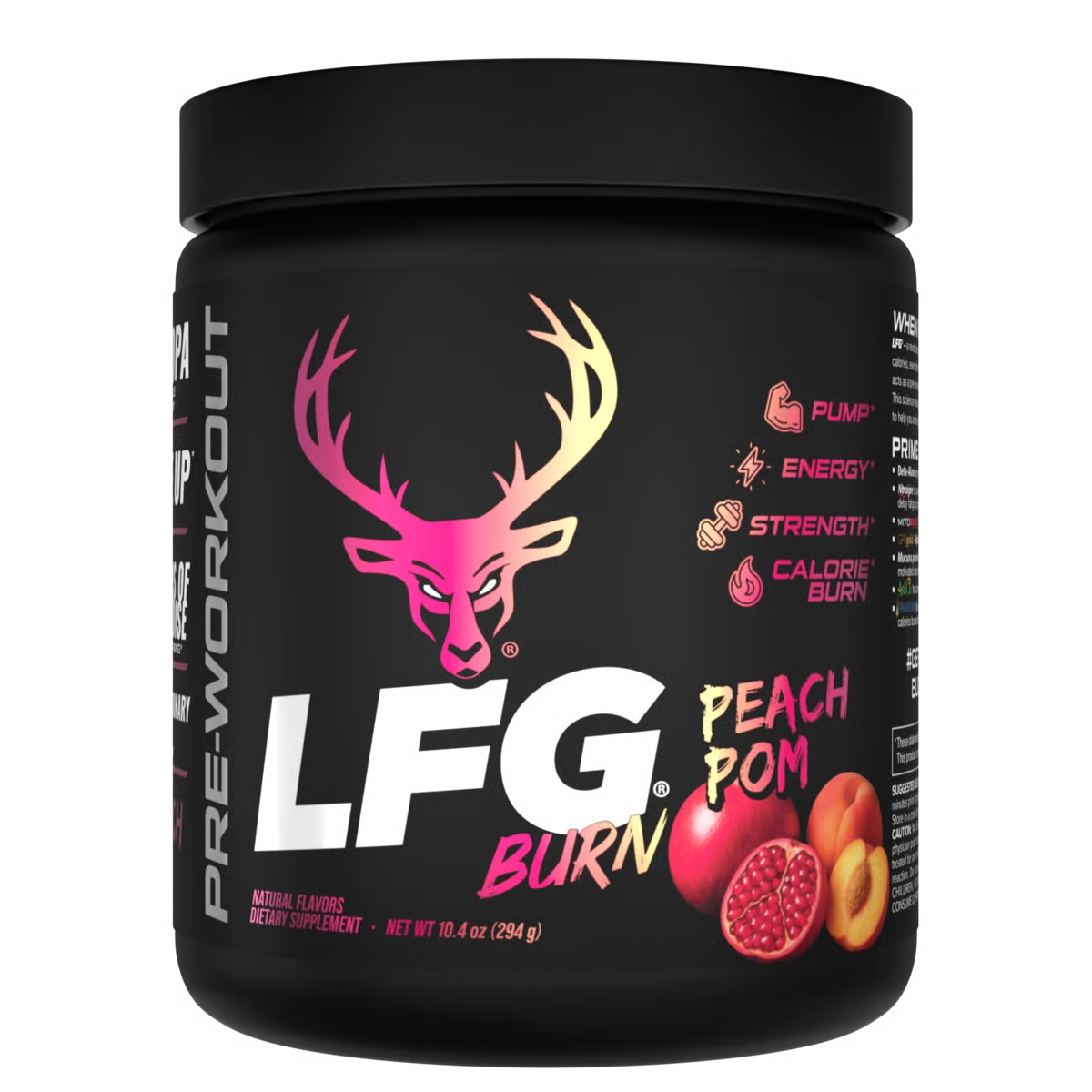 BUCKED UP, LFG BURN 30 SERVINGS $39.99
