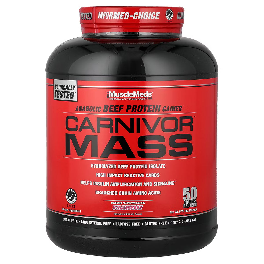 MUSCLEMEDS, CARNIVOR MASS 5.56LBS $49.99