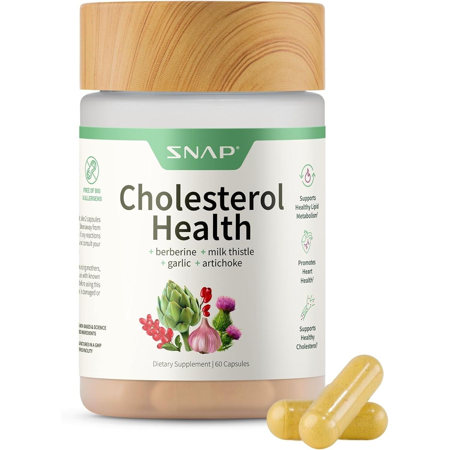 SNAP SUPPLEMENTS, CHOLESTEROL HEALTH  $27.99