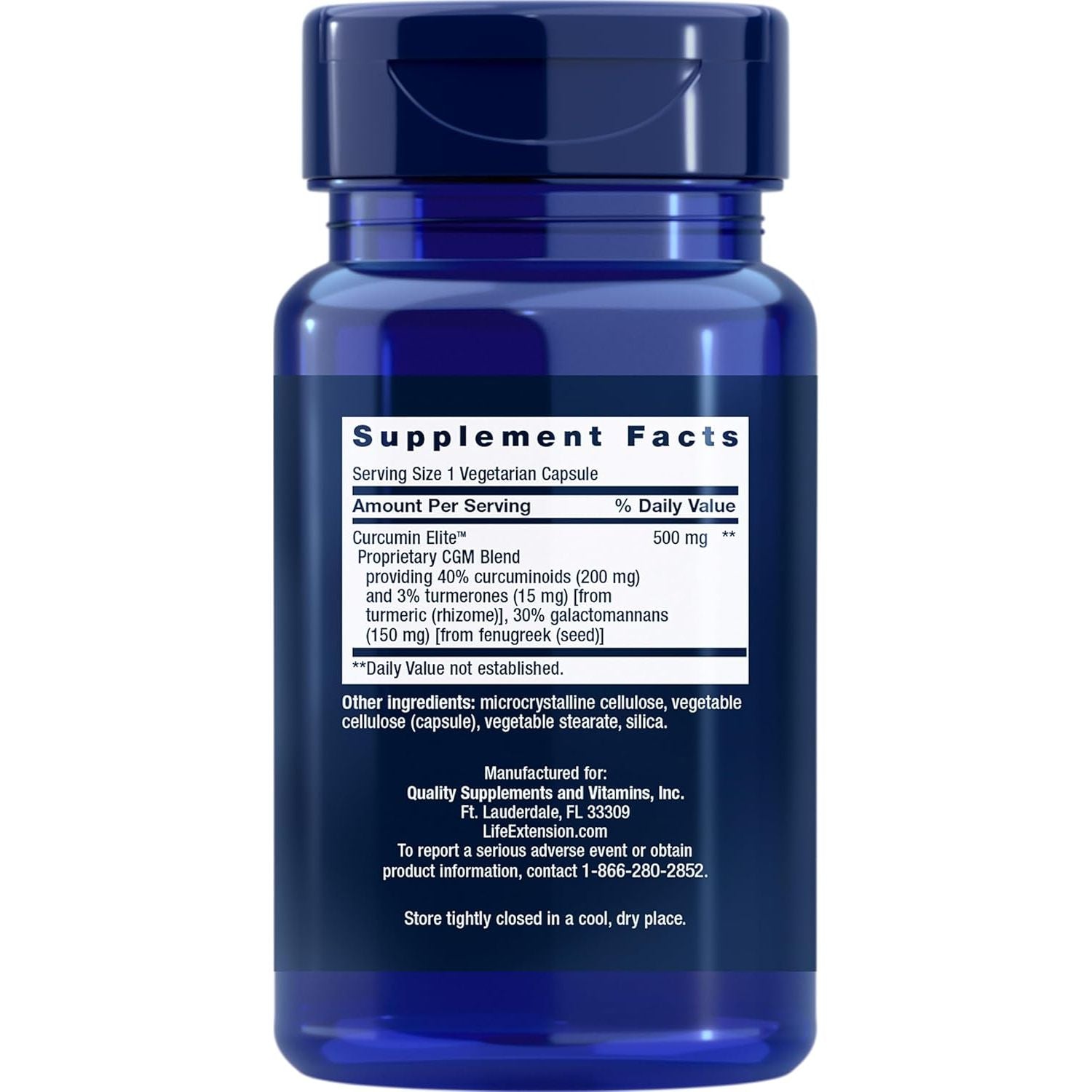 LIFE EXTENSION, CURCUMIN ELITE 60 CAPSULES $24.75