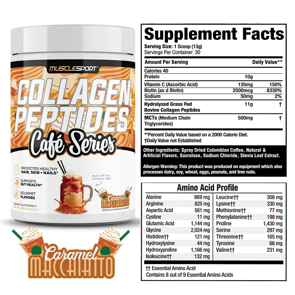 MUSCLE SPORT, COLLAGEN PEPTIDES 300G $29.99