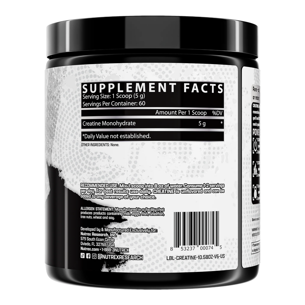 NUTREX, CREATINE 300G $12.00