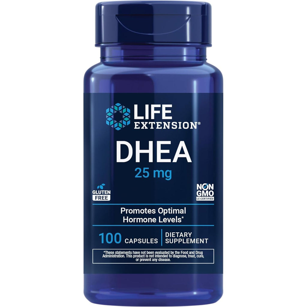 LIFE EXTENSION, DHEA 25MG 100 CAPSULES $10.50