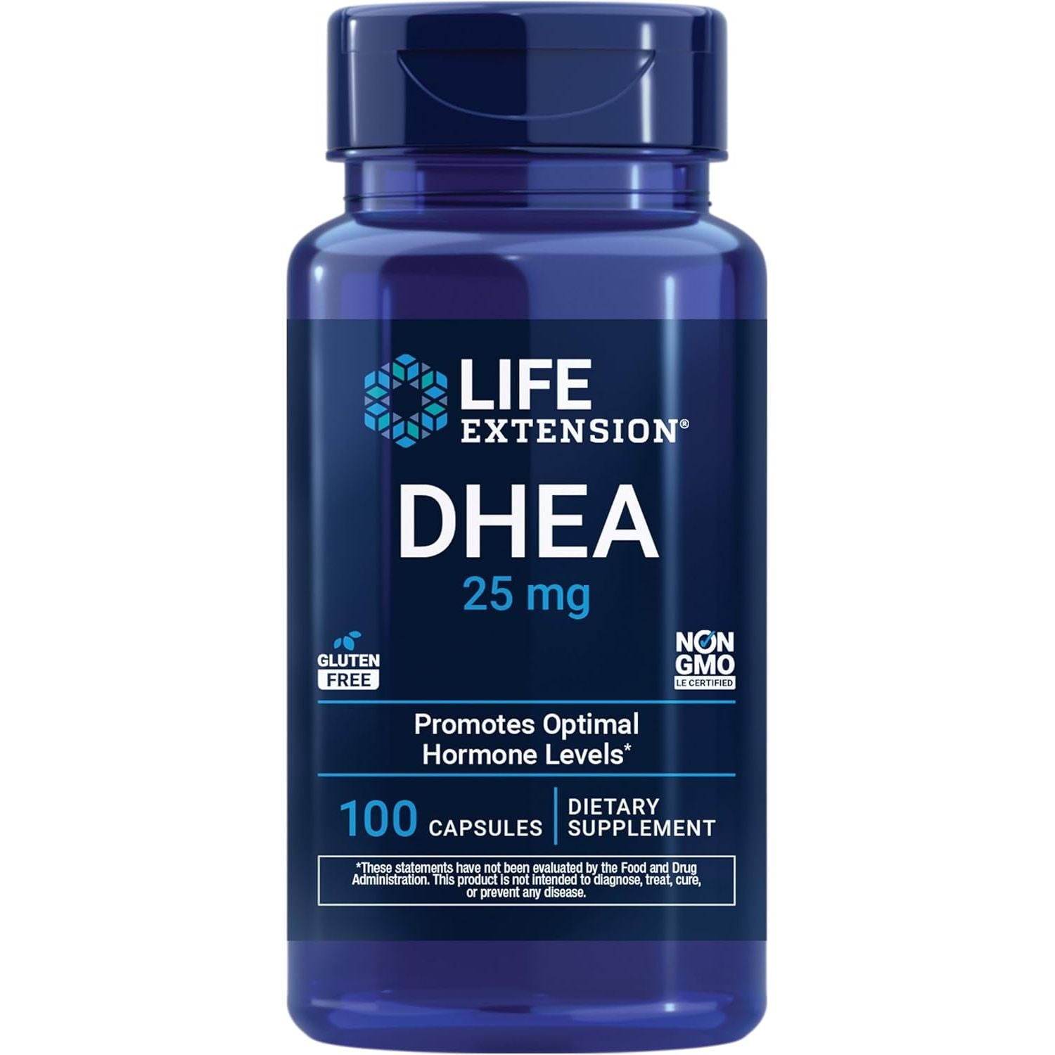 LIFE EXTENSION, DHEA 25MG 100 CAPSULES $10.50