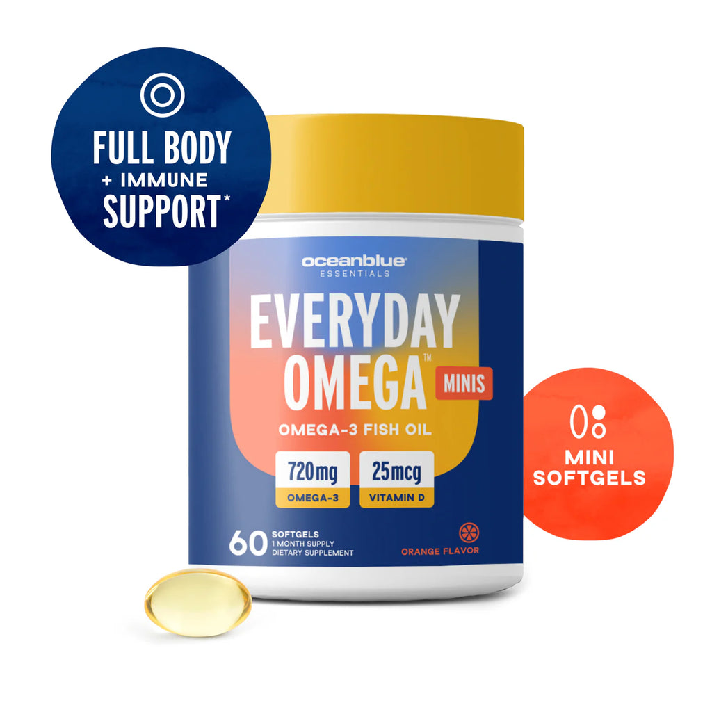 OCEANBLUE, EVERYDAY OMEGA 60 MINIS $17.99