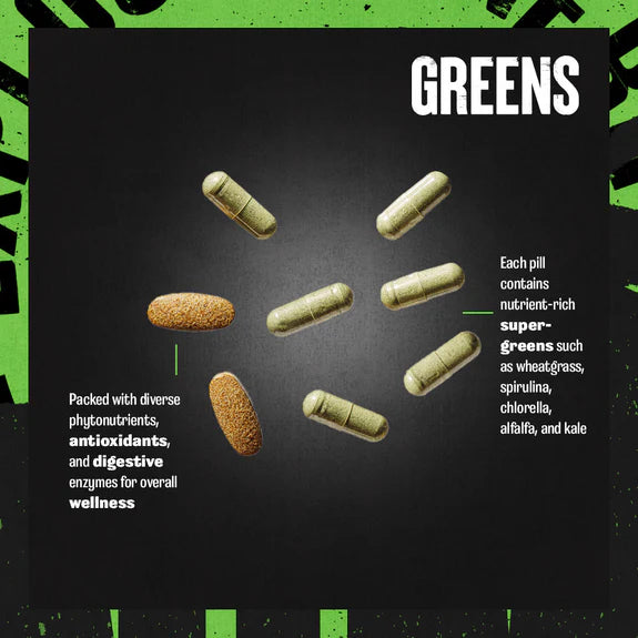 UNIVERSAL NUTRITION, GREENS 30PACK $34.99