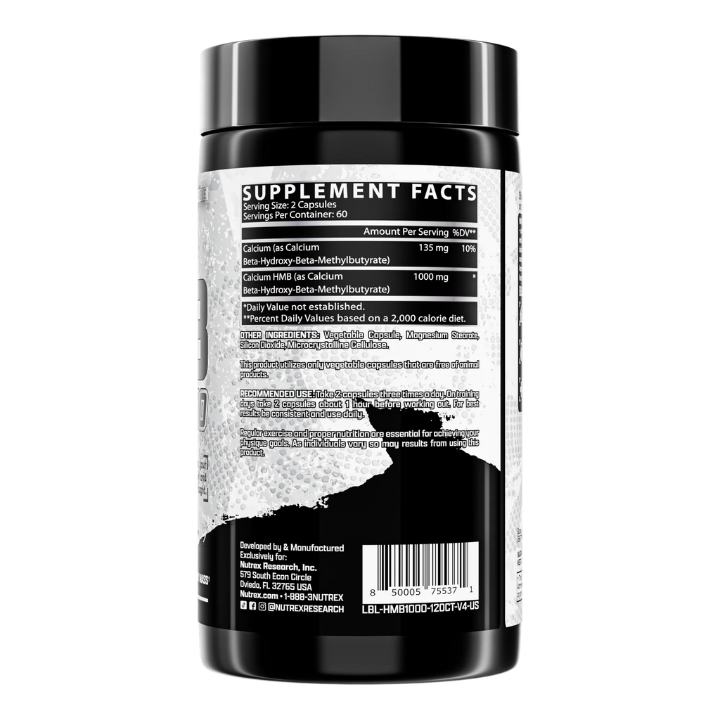 NUTREX, HMB 1000 120 CAP $12.99