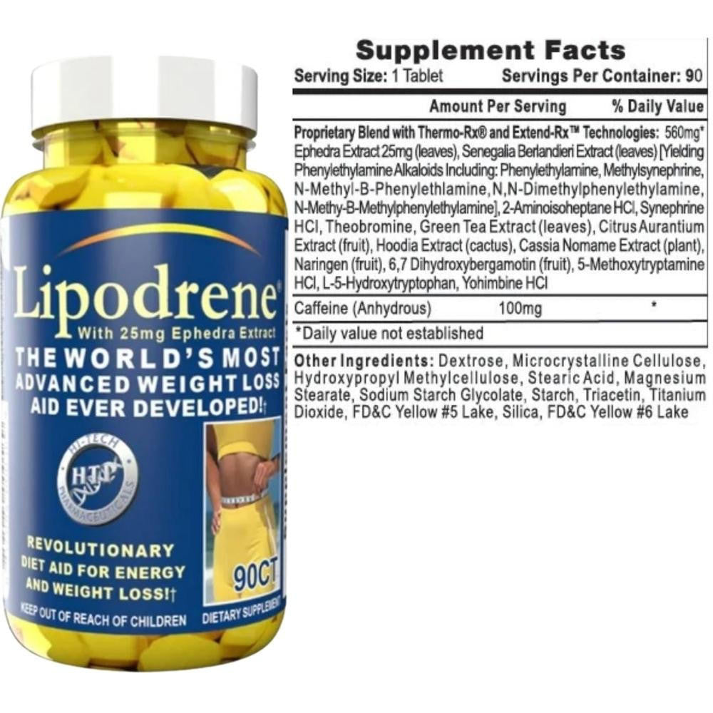 HI-TECH, LIPODRENE 90CT $39.99