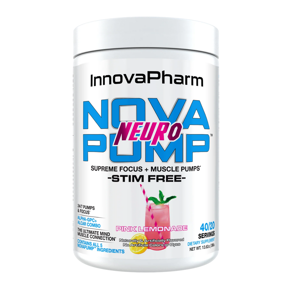 INNOVAPHARMA, NOVA PUMP NEURO STIM FREE 40/20SERVING $39.99
