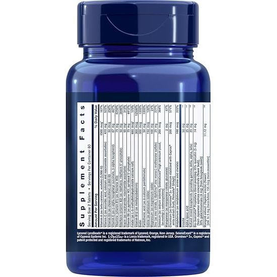 LIFE EXTENSION, TWO-PER-DAY MULTIVITAMIN 120 TABLETS $18.38