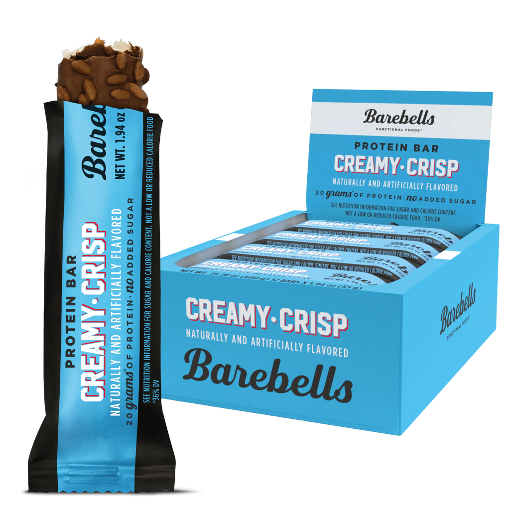 BAREBELLS, CREAMY CRISP 12PACK $32.99
