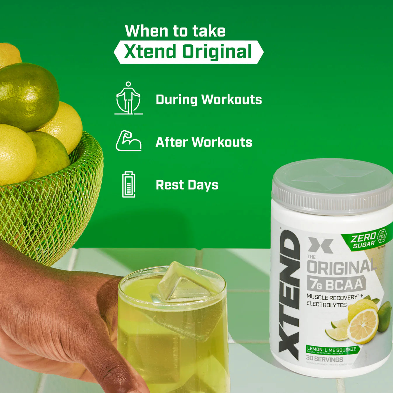 XTEND, ORGININAL BCAA 30 SERVINGS $25.99