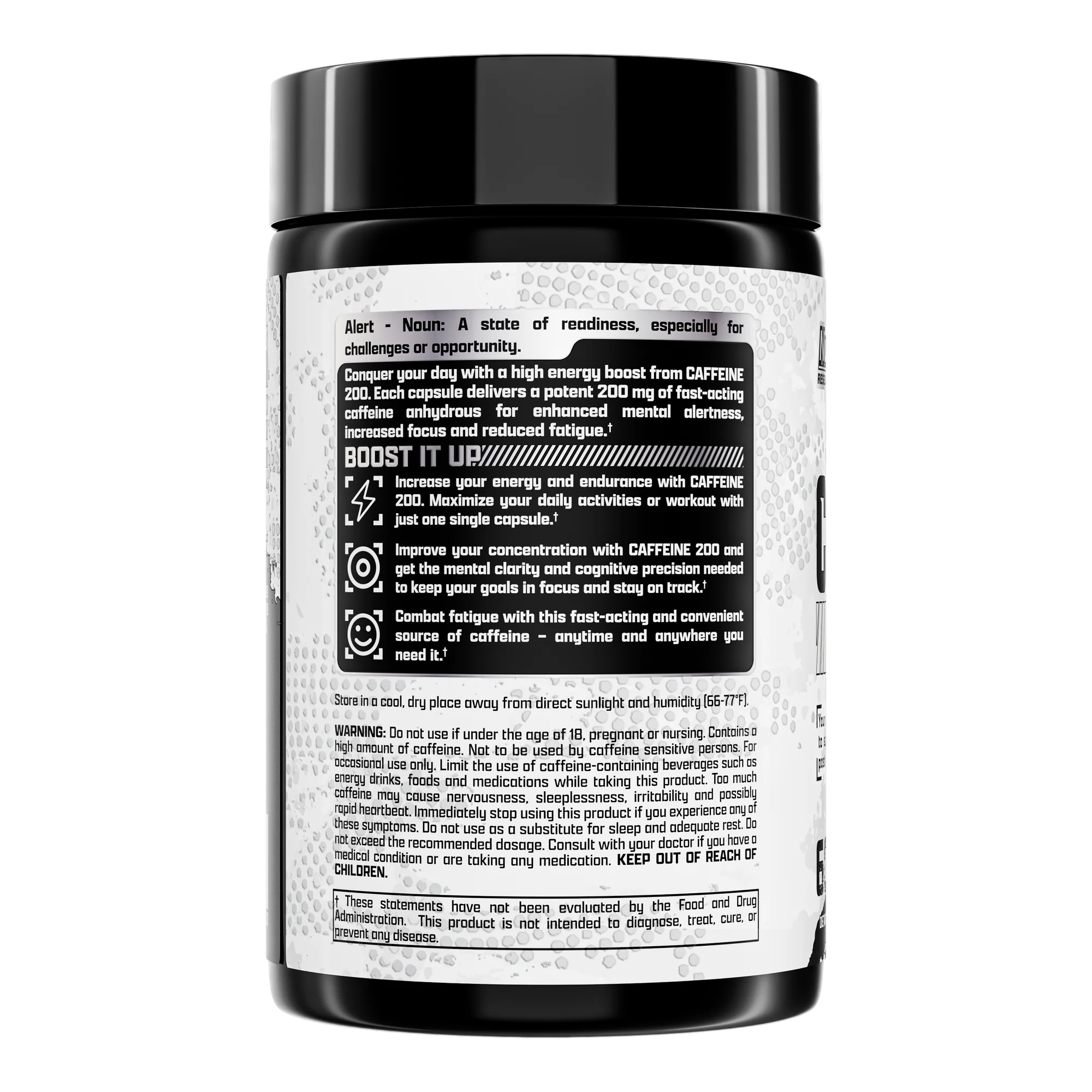 NUTREX, CAFFEINE 200MG $14.99
