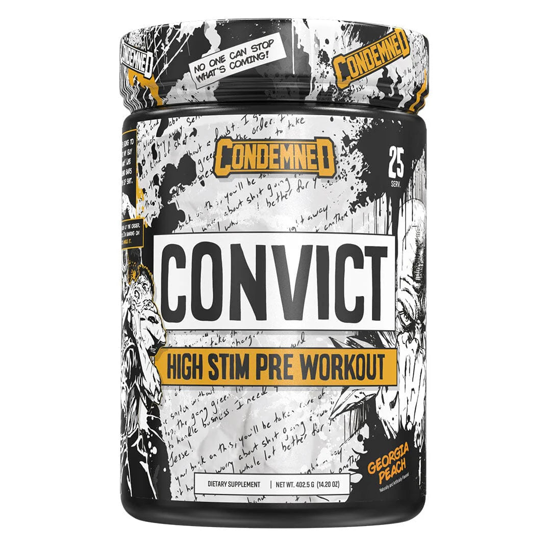 CONDEMNED, CONVICT HIGH STIM 25 SERVING $39.99