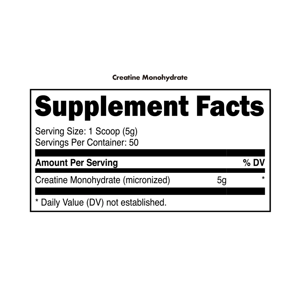 BUCKED UP, CREATINE MONOHYDRATE 60 SERVINGS $24.99