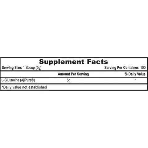 HI-TECH, GLUTAMINE 500G $23.99