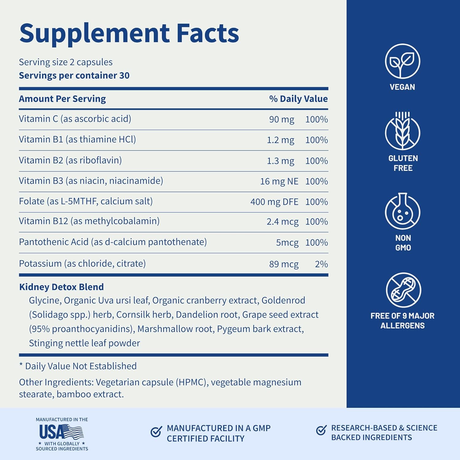 SNAP SUPPLEMENTS, KIDNEY HEALTH $28.99