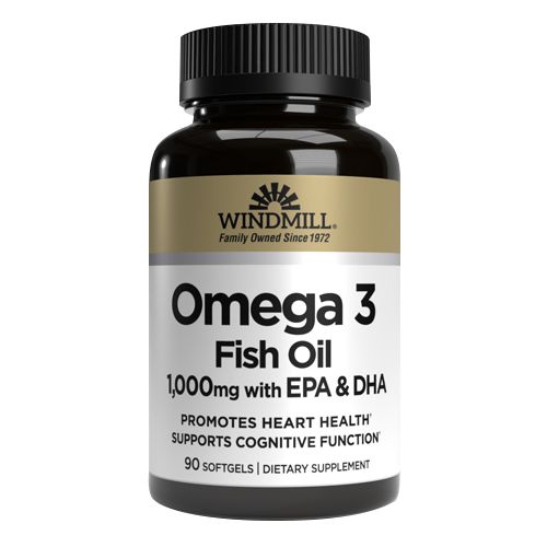 WINDMILL, OMEGA 3 FISH OIL 90GELS $11.99