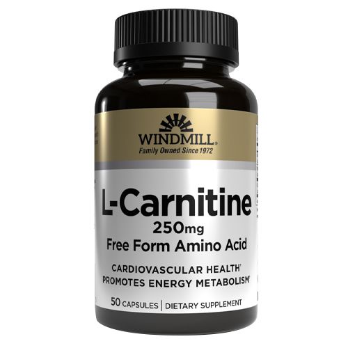 WINDMILL, L-CARNITINE 250MG $11.99
