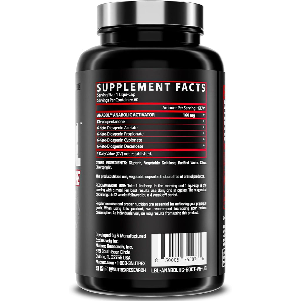 NUTREX, ANABOL 120 CAPS $39.99