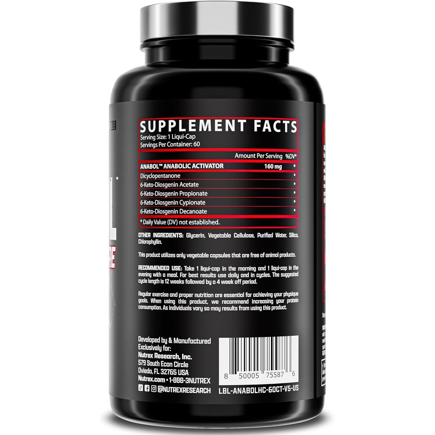 NUTREX, ANABOL 120 CAPS $39.99