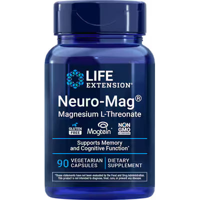 LIFE EXTENSION, NEURO-MAG LIFE EXTENSION 90 CAPS $31.50