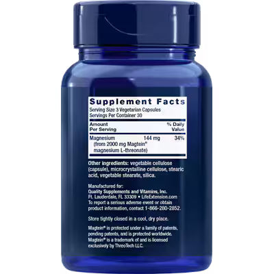 LIFE EXTENSION, NEURO-MAG LIFE EXTENSION 90 CAPS $31.50
